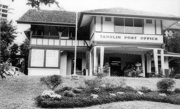 Tanglin Post Office - a bungalow at Tanglin Road formerly occupied by Science Council of Singapore modified into a post office