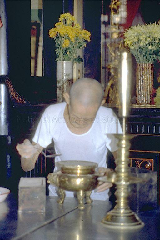 Tong Xian Tng Temple, located at 31 Devonshire Road.