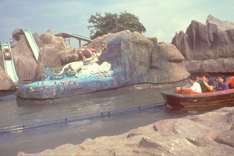 RIDING ON BOAT AT HAW PAR VILLA