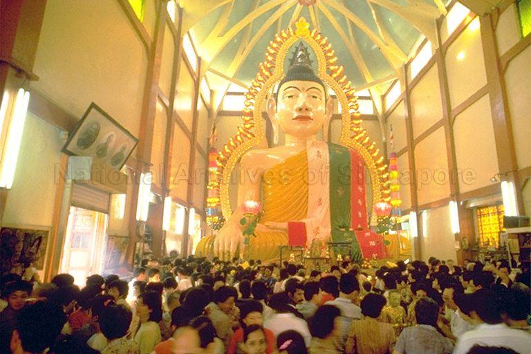 The temple in this photograph is the Sakya Muni Buddha Gaya Temple on Race Course Road.