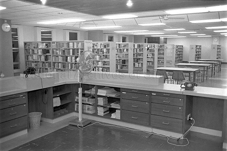 Interior of Toa Payoh Public Library during its opening