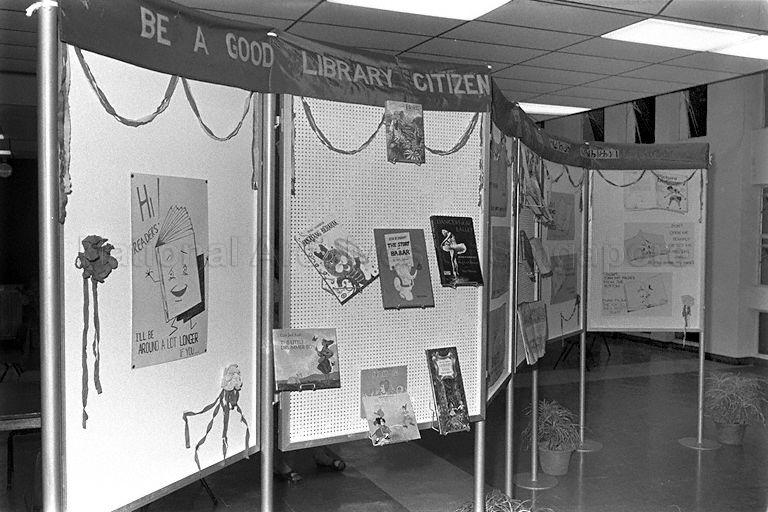 Interior of Toa Payoh Public Library during its opening ceremony