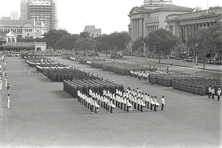 National Day Parade 1974 at the Padang