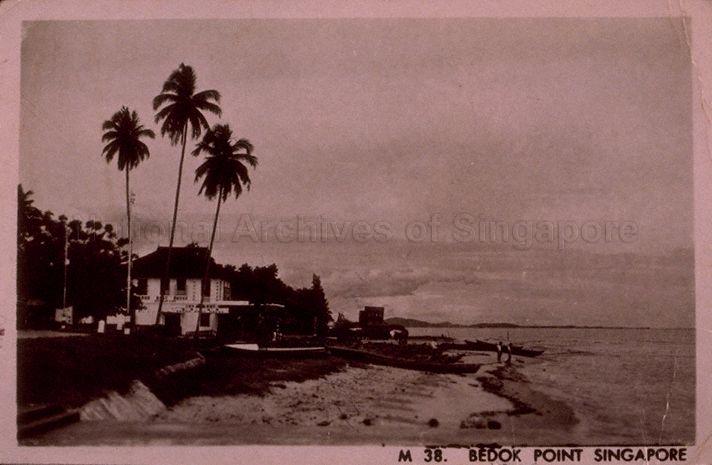 Bedok Point, Singapore, with the Bedok Rest House visible on the beach