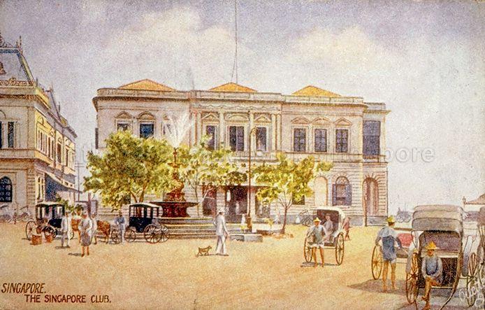 The Exchange Building that also housed the Singapore Club