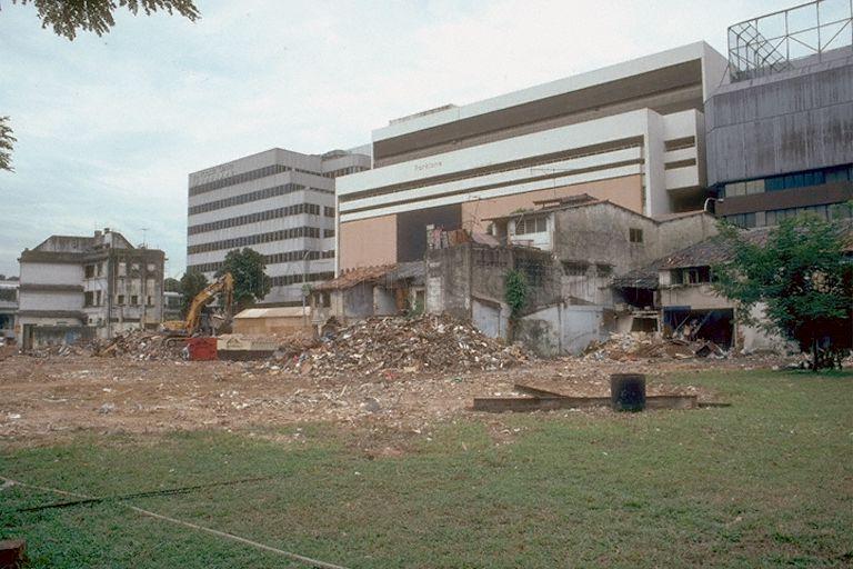Buildings along Selegie Road: Peace Centre (partially visible on the right), Parklane Shopping Mall and Paradiz Centre