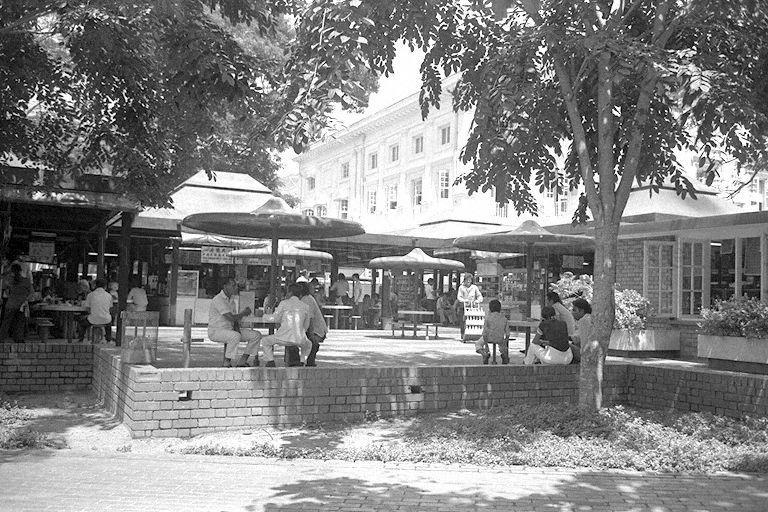 Hawker centre at Empress Place, also known as Empress Place Food Centre. Demolished in 1983.