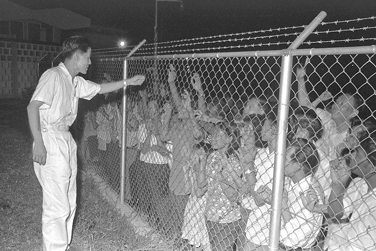 People's Action Party candidate for Queenstown constituency Jek Yeun Thong on polling day of Legislative Assembly General Elections