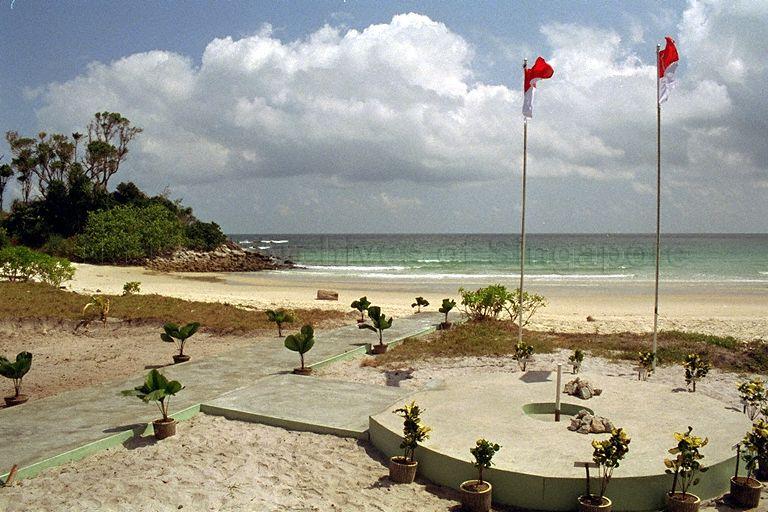 The groundbreaking site of the Bintan Lagoon Beach and Golf Resort. &nbsp;Due to open in 1994, the resort which is part of the first phase of the development of Bintan Beach International Resort (BBIR) will have 400 rooms, 100 resort villas, and three golf courses.