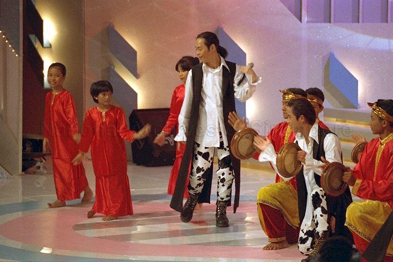 Hongkong dance trio, the Grasshoppers performing at the National Kidney Foundation's 25th Anniversary HongKong Stars Charity Show, Singapore Broadcasting Corporation auditorium