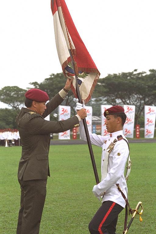THE SINGAPORE ARMED FORCES (SAF) DAY PARADE IN KHATIB CAMP