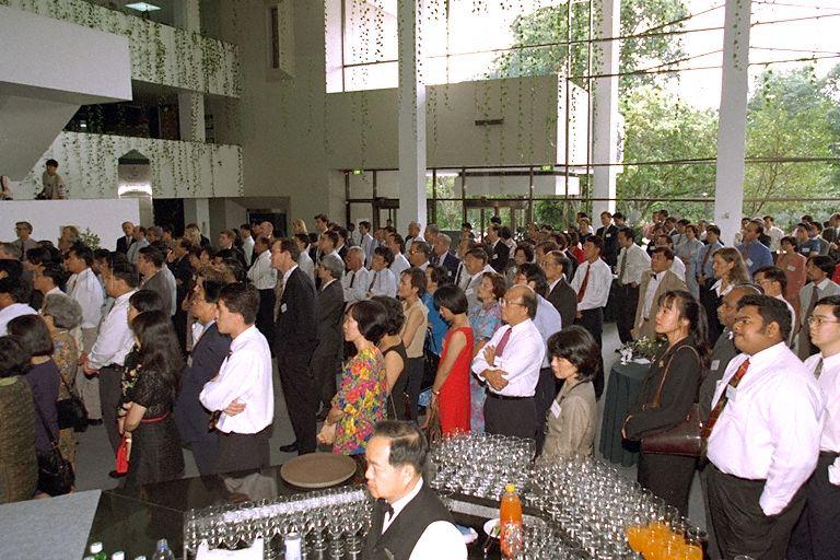 Tea reception hosted by Australian High Commissioner at 25 Napier Road - Picture shows guests at the tea reception to welcome Prime Minister of Australia John Howard