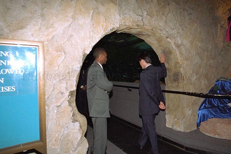 Underwater World Singapore, an oceanarium located at Sentosa, which President Isaias Afwerki of Eritrea visited during his four-day visit to Singapore