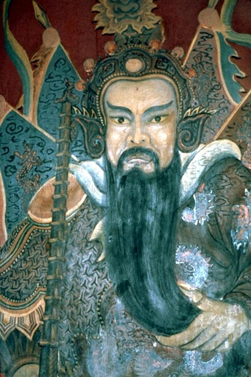 Picture of Chinese deity at Taoist temple
