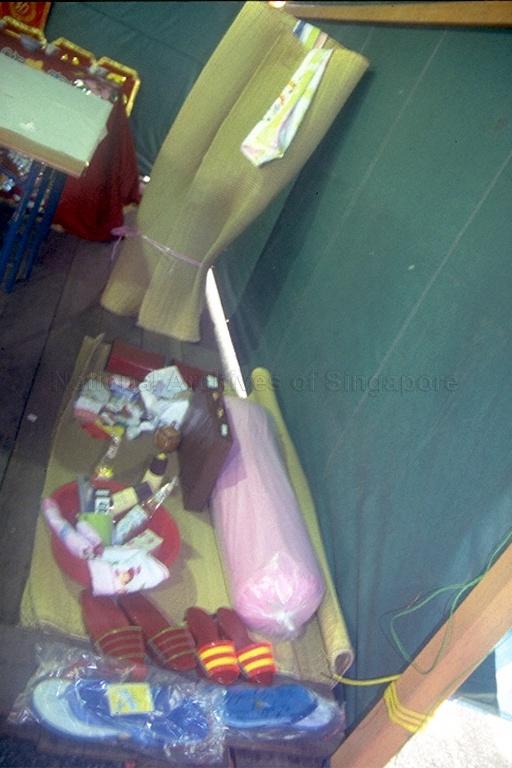 Items offered for prayers during Zhong Yuan Jie (mid-year festival), also known as Hungry Ghost Festival held in the seventh month of the Chinese lunar calendar