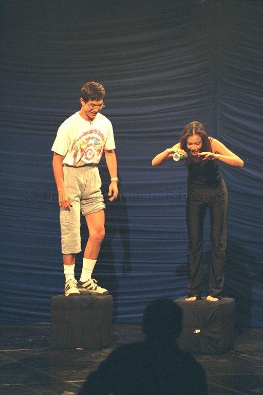 Performance by finalists during Fame Awards final held in Television Corporation of Singapore (TCS) TV Theatre.