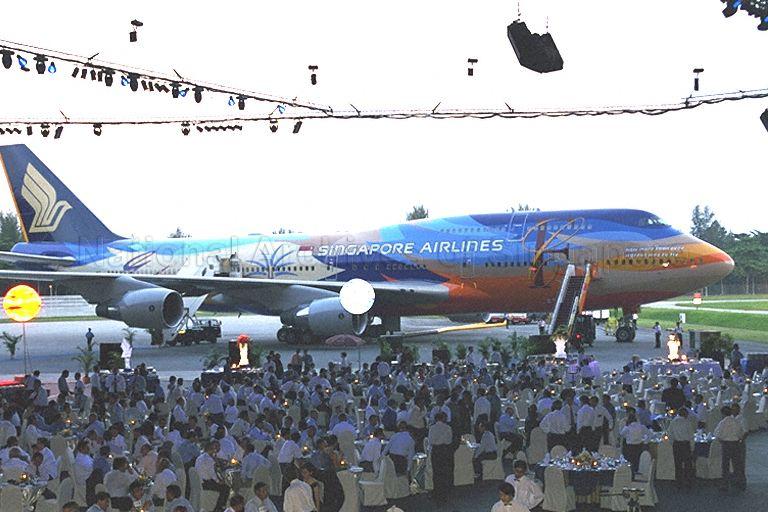 Guests at Singapore Airlines' (SIA) launch of the $500 million overhaul of its three cabin classes at SIA Engineering Company Hanger, Airline House, 25 Airline Road; Deputy Prime Minister Tony Tan Keng Yam is guest of honour at the launch