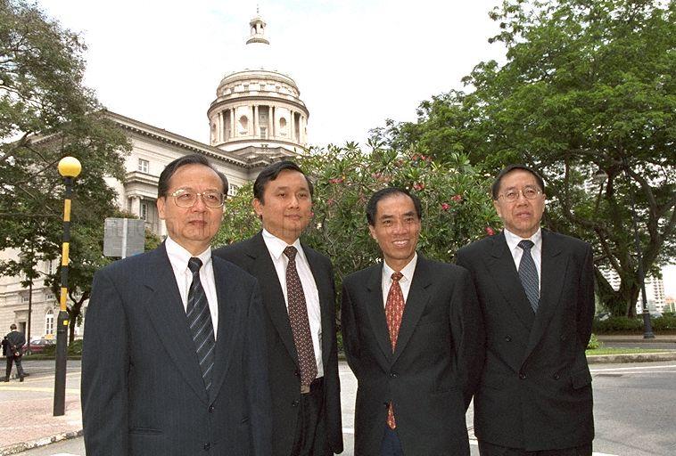 Group photo of Senior Counsels appointed in 1999. &nbsp;From left, Goh Phai Cheng, Quentin Loh Sze On, Tan Tee Jim and Christopher Lau Loke Sam.