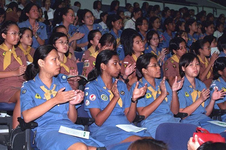 Taken at: Girl Guides Singapore (GGS) Thinking Day celebrations at the Singapore Indoor Stadium