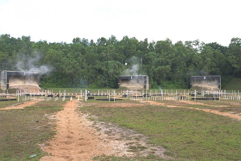 Battle Inoculation Course demonstration during inaugural visit of past and present members of Advisory Council on Community Relations in Defence (Accord) to Singapore Armed Forces Basic Military Training Centre on Pulau Tekong. Visit was hosted by Minister of State for Defence David Lim.