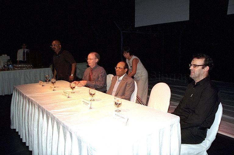 Taken at: Visit to LaSalle-SIA College of the Arts Pictured: President of the LaSalle-SIA College of the Arts Dr Brian Howard and Chairman of LASALLE Foundation Mathew Samuel