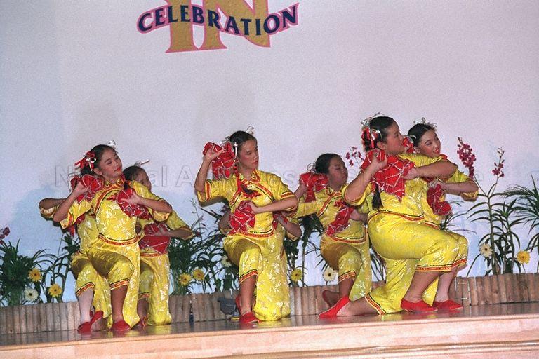Performance by school children at official opening of Rosyth School new campus at 21 Serangoon North Avenue 4
