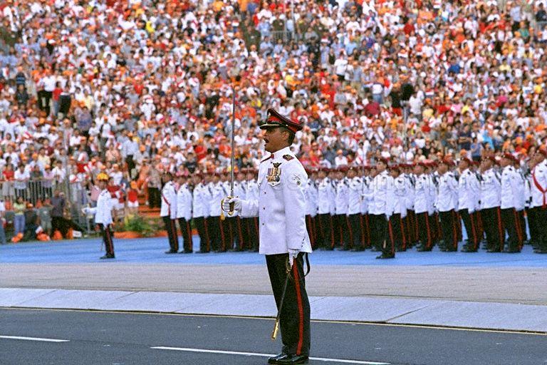 Taken at: National Day Parade 2000 at the Padang