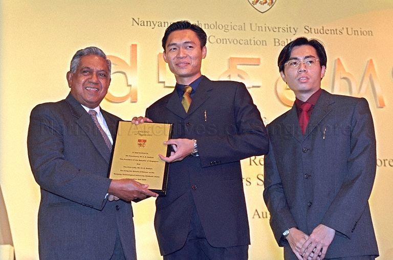 Taken at: Nanyang Technological University (NTU) Students' Union Convocation Ball at Suntec City Pictured: Guest-of-Honour President S R Nathan