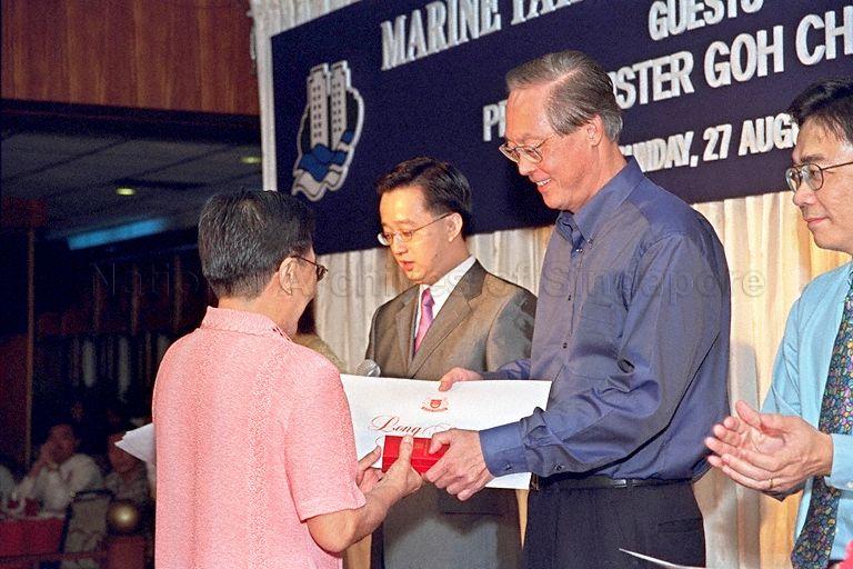 Taken at: Marine Parade National Day Dinner at Sin Leong Restaurant Pictured: Guest-of-Honour Prime Minister Goh Chok Tong