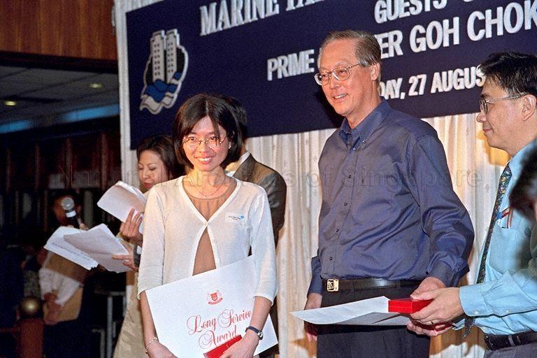 Taken at: Marine Parade National Day Dinner at Sin Leong Restaurant Pictured: Guest-of-Honour Prime Minister Goh Chok Tong