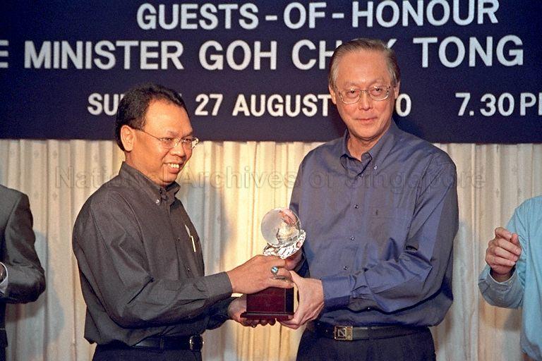 Taken at: Marine Parade National Day Dinner at Sin Leong Restaurant Pictured: Guest-of-Honour Prime Minister Goh Chok Tong