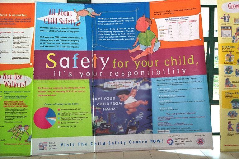 Posters about Child Safety from Child Safety Centre are
