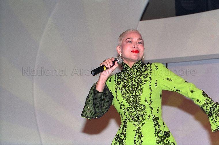 Taken at: Port of Singapore Authority (PSA) 30th Year of Containerisation Dinner at Ritz Carlton Hotel  Pictured: Artiste Anita Sarawak