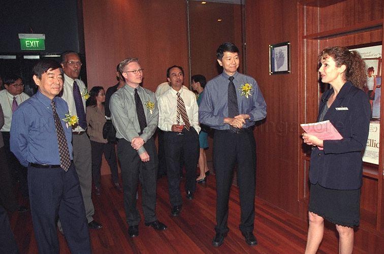 Taken at: Official Opening of Library@Esplanade at Esplanade Mall Pictured: Guest-of-Honour Senior Minister of State for Transport and Information, Communications and the Arts Khaw Boon Wan, Deputy Chief Executive of National Library Board (NLB) R Ramachandran, Member of Parliament for West Coast GRC Arthur Fong and Chairman of NLB Dr Tan Chin Nam