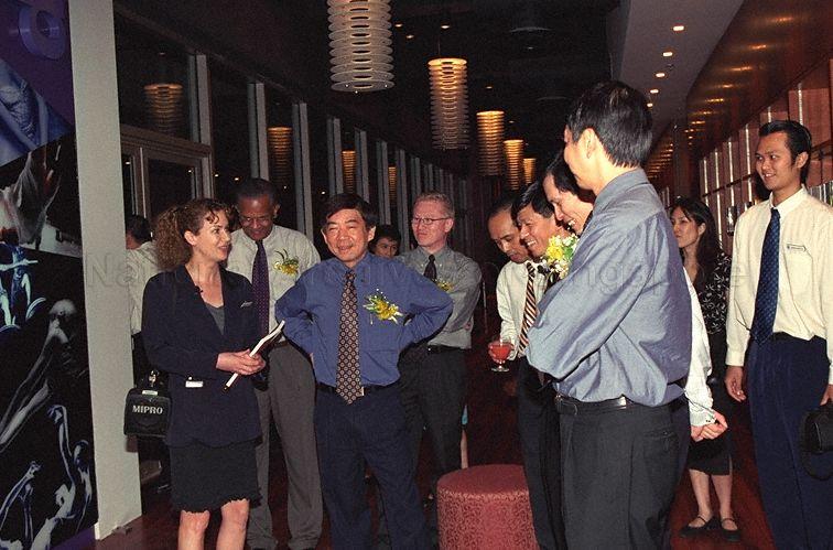 Taken at: Official Opening of Library@Esplanade at Esplanade Mall Pictured: Guest-of-Honour Senior Minister of State for Transport and Information, Communications and the Arts Khaw Boon Wan, Deputy Chief Executive of National Library Board (NLB) R Ramachandran and Member of Parliament for West Coast GRC Arthur Fong