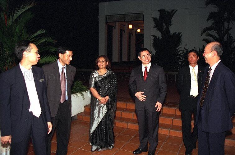 Taken at : Commonwealth Youth Awards held at Pyramid Club at 2 Goodwood Hill Pictured: Guest-of-Honour Acting Minister for Information, Communications and The Arts David T E Lim and Minister of State for National Development Dr Vivian Balakrishnan