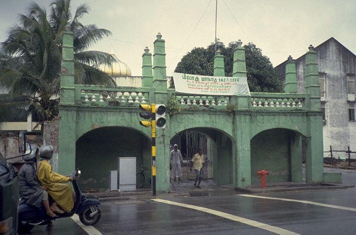 Angullia Mosque, an Indian Muslim mosque at 265 Serangoon Road