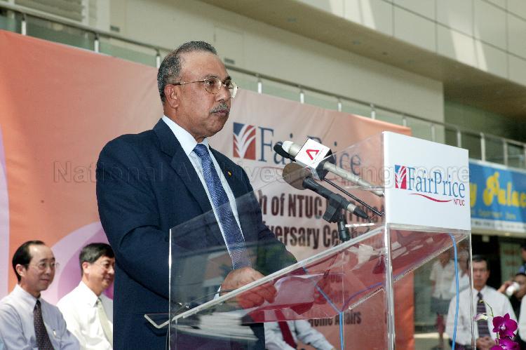 Taken at: Launch of National Trades Union Congress (NTUC) FairPrice 30th Anniversary Celebration at NTUC Fairprice Toa Payoh Pictured: Chairman of NTUC FairPrice S Chandra Das