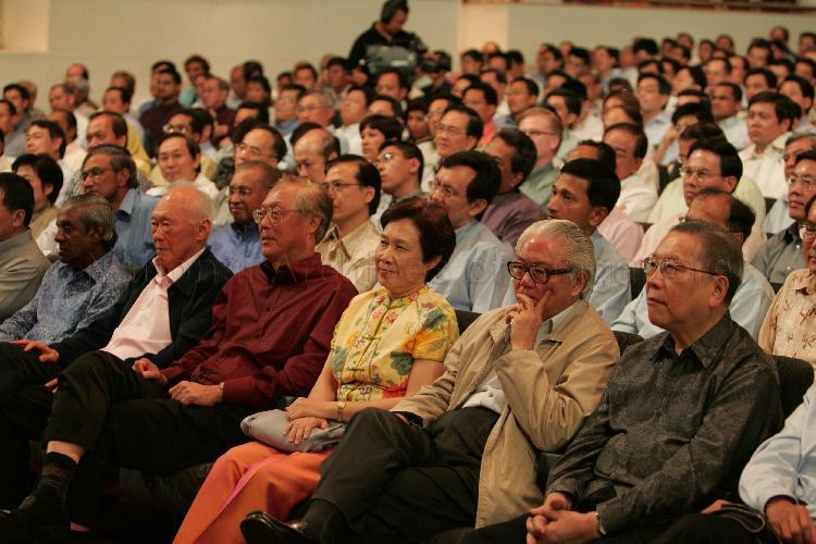 (Front row, from right) Chief Justice Yong Pung How, Deputy