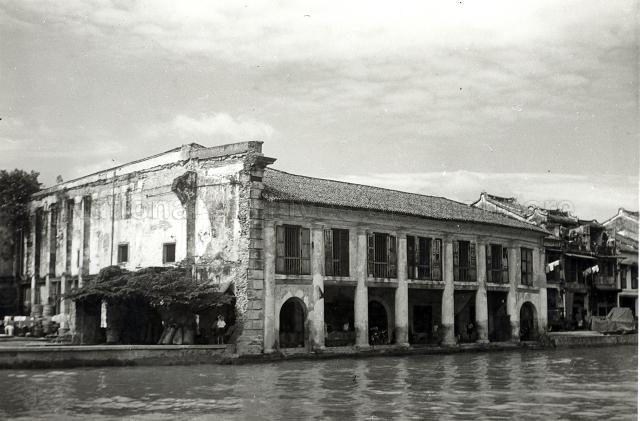 Godown of Tan Kim Seng, a prominent Straits Chinese merchant in 19th century Singapore