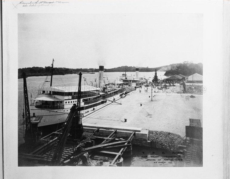 TPD (Tanjong Pagar Dock) works. Main wharf reconstruction.
