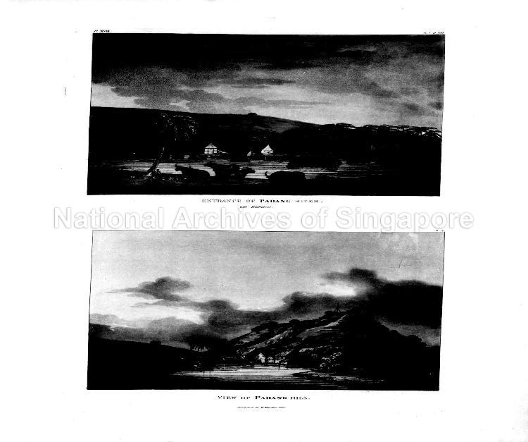 View of Padang Hill in West Java, Indonesia