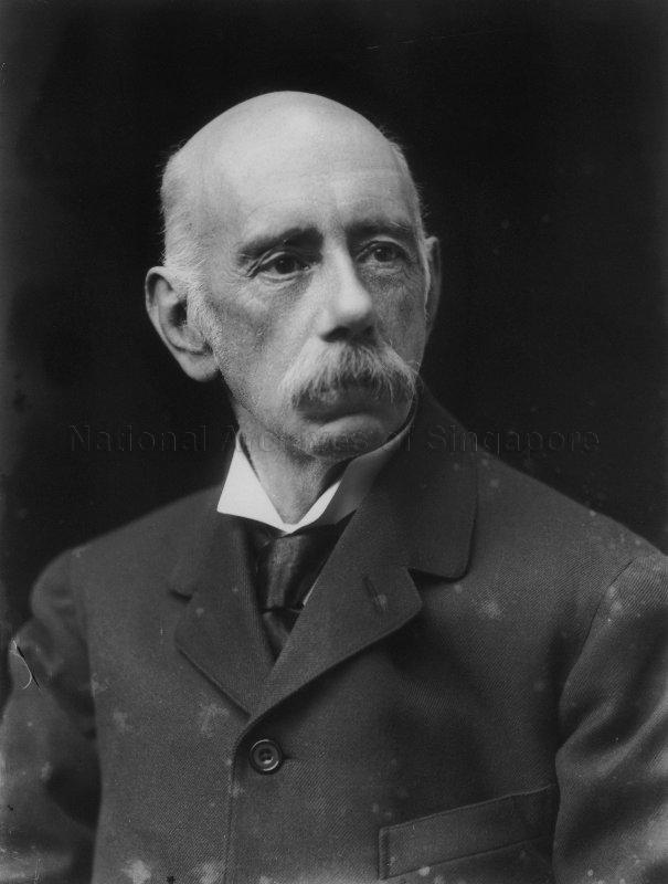 Henry Nicholas Ridley (1855-1956), plant geographer and economic botanist. He was the first Scientific Director of Singapore Botanic Gardens from 1888 to 1911, and conducted experiments that convinced him of enormous economic potential of rubber as a plantation crop. Ridley's research on rubber led to his discovery and development of a practical and improved method of latex gathering, a more efficient method of rubber-tapping without killing the tree.