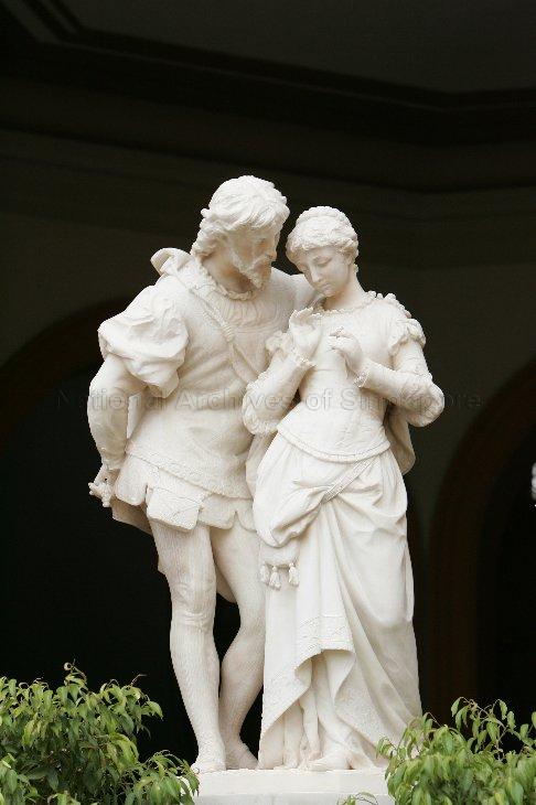 Close-up view of sculptures at Boromabiman Mansion within the Grand Palace where President S R Nathan and his entourage are staying in Bangkok during their five-day state visit to Thailand