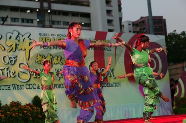Cultural performance during Launch of Singapore Lion, an event co-organised by South West District Inter-Racial and Religious Confidence Circle (IRCC) and Singapore National Wushu Federation, at Jurong East Sports and Cultural Centre. Guest of Honour at the Launch was Prime Minister Lee Hsien Loong.