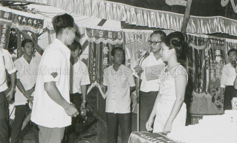 Prize giving ceremony to winners of the various competitions held during Agricultural Show at Kallang Park