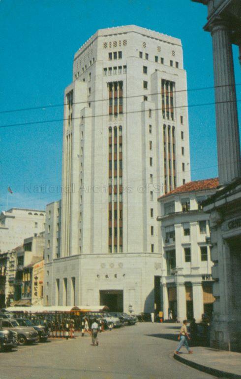 Bank of China Building at the junction of Battery Road and Flint Street, Singapore