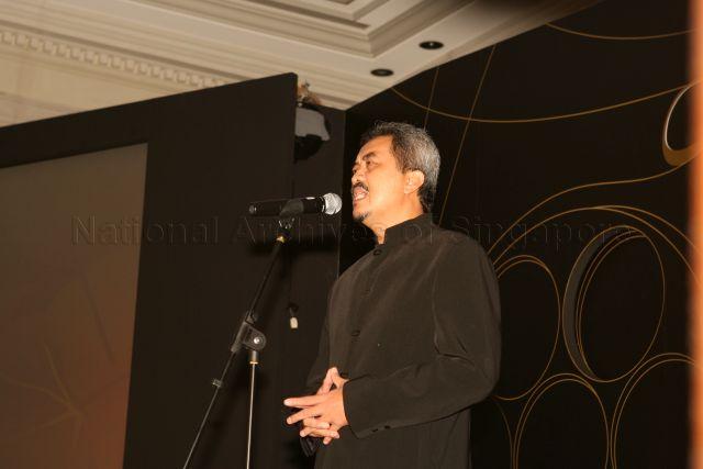 Taken at: 2007 Arts Awards Presentation Ceremony at the Istana Pictured: Cultural Medallion recipient Isa Kamari