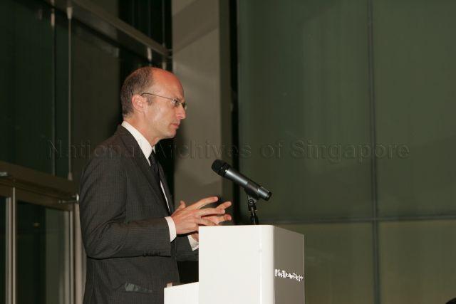 Taken at: Launch of the "Greek Masterpieces from the Louvre" exhibition at the National Museum of Singapore Pictured: Deputy Executive Director of the Louvre Herve Barbaret