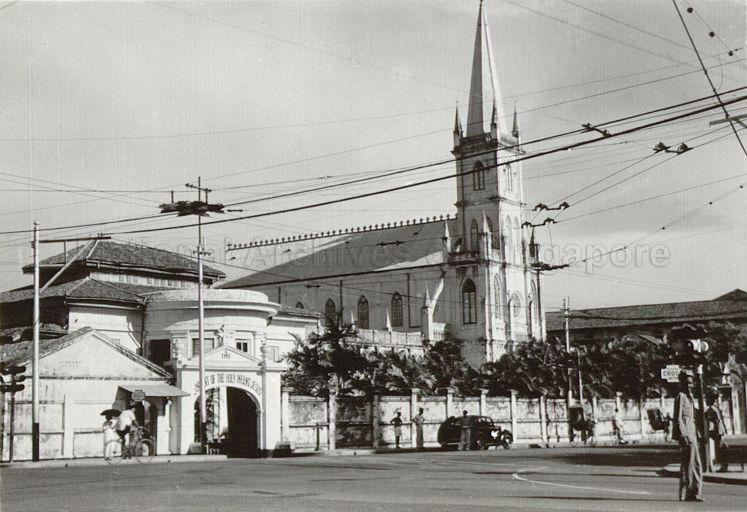 Convent of the Holy Infant Jesus (CHIJ) was a girls' school established at Victoria Street in 1854 by French Catholic nuns. The Gothic chapel was completed in 1903 and consecrated on 11 June 1904. The complex underwent extensive restoration works and reopened again in 1996 as CHIJMES.